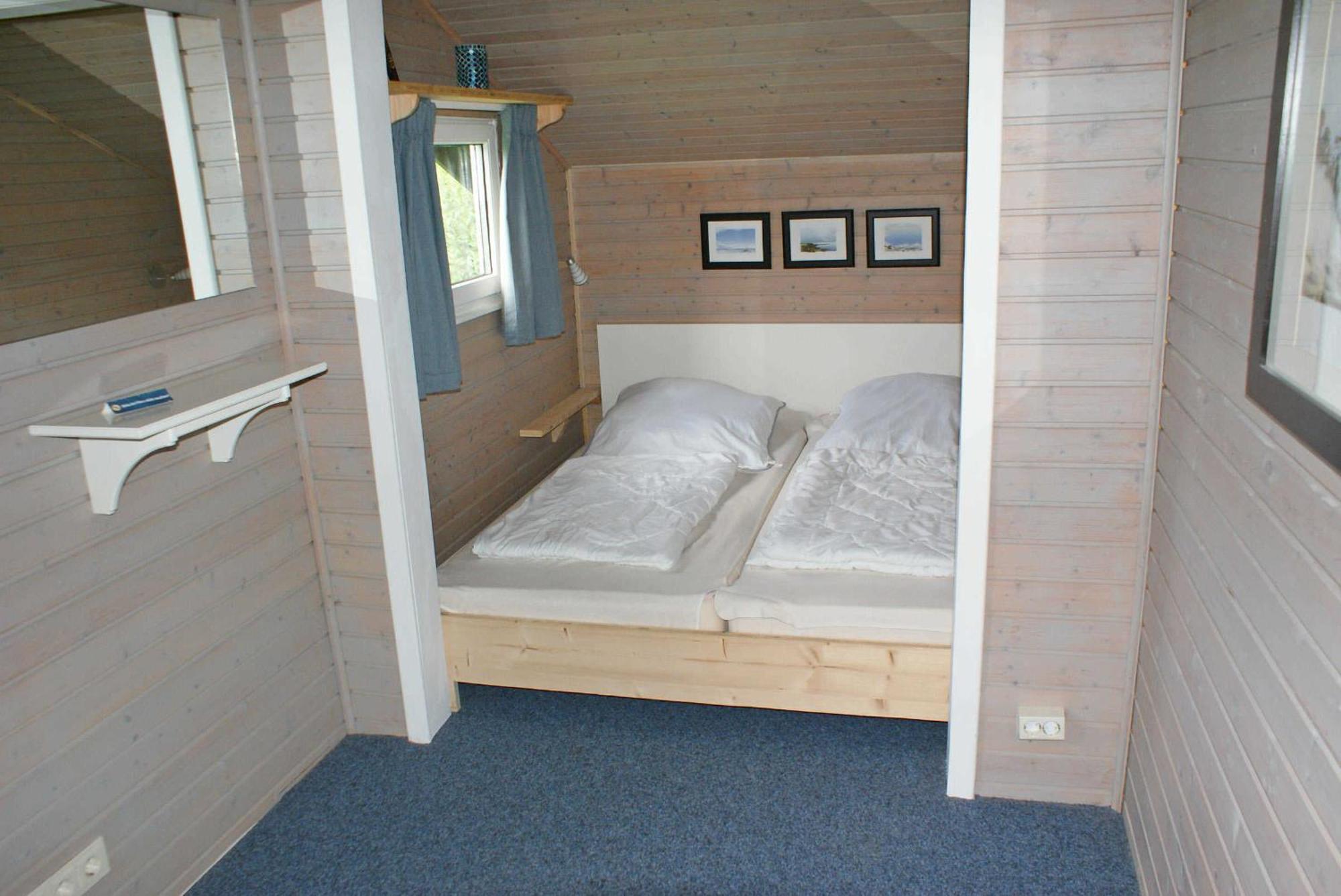 Blockhaus Mit Parkplatz Vor Der Ha Villa Damp Kültér fotó
