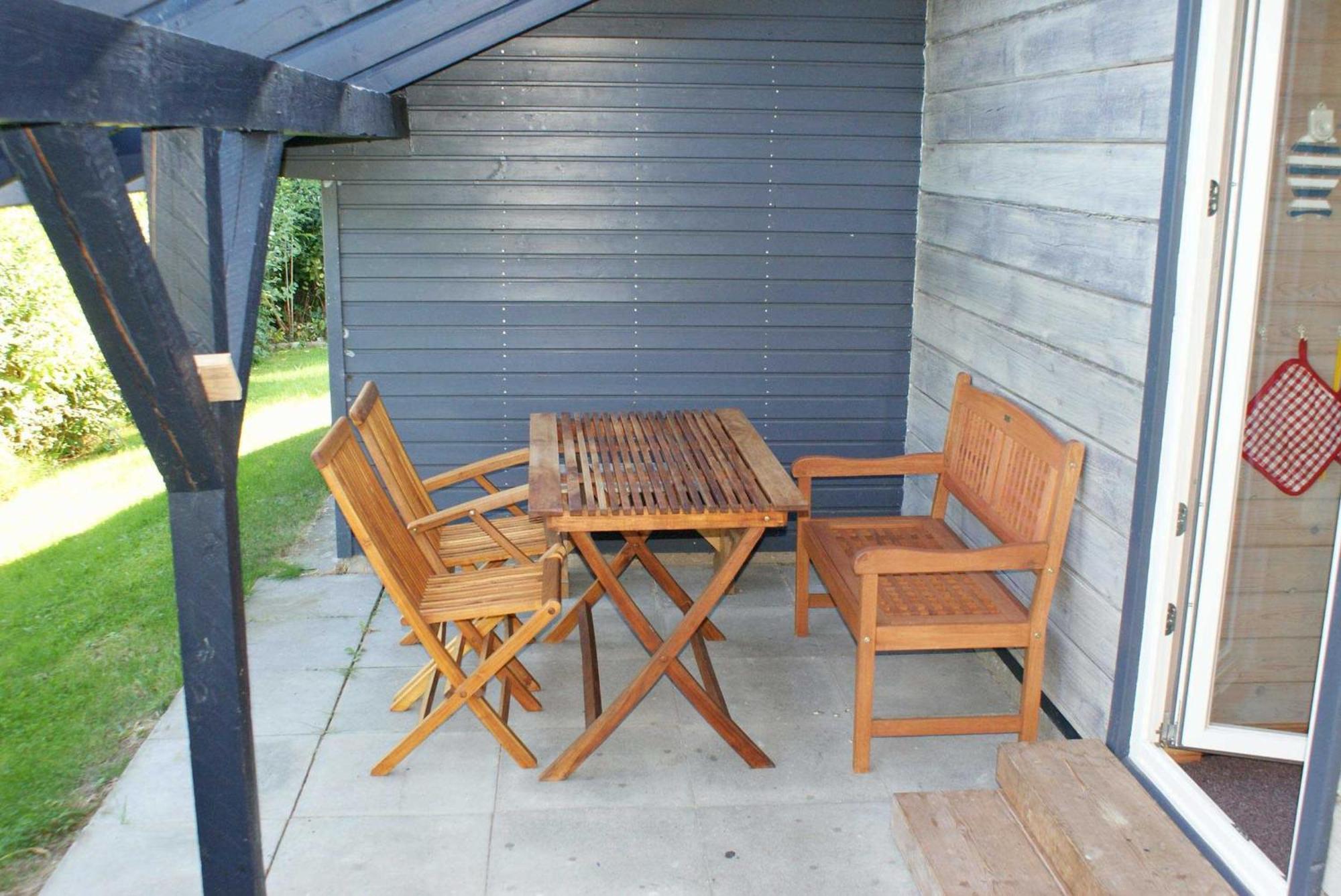 Blockhaus Mit Parkplatz Vor Der Ha Villa Damp Kültér fotó